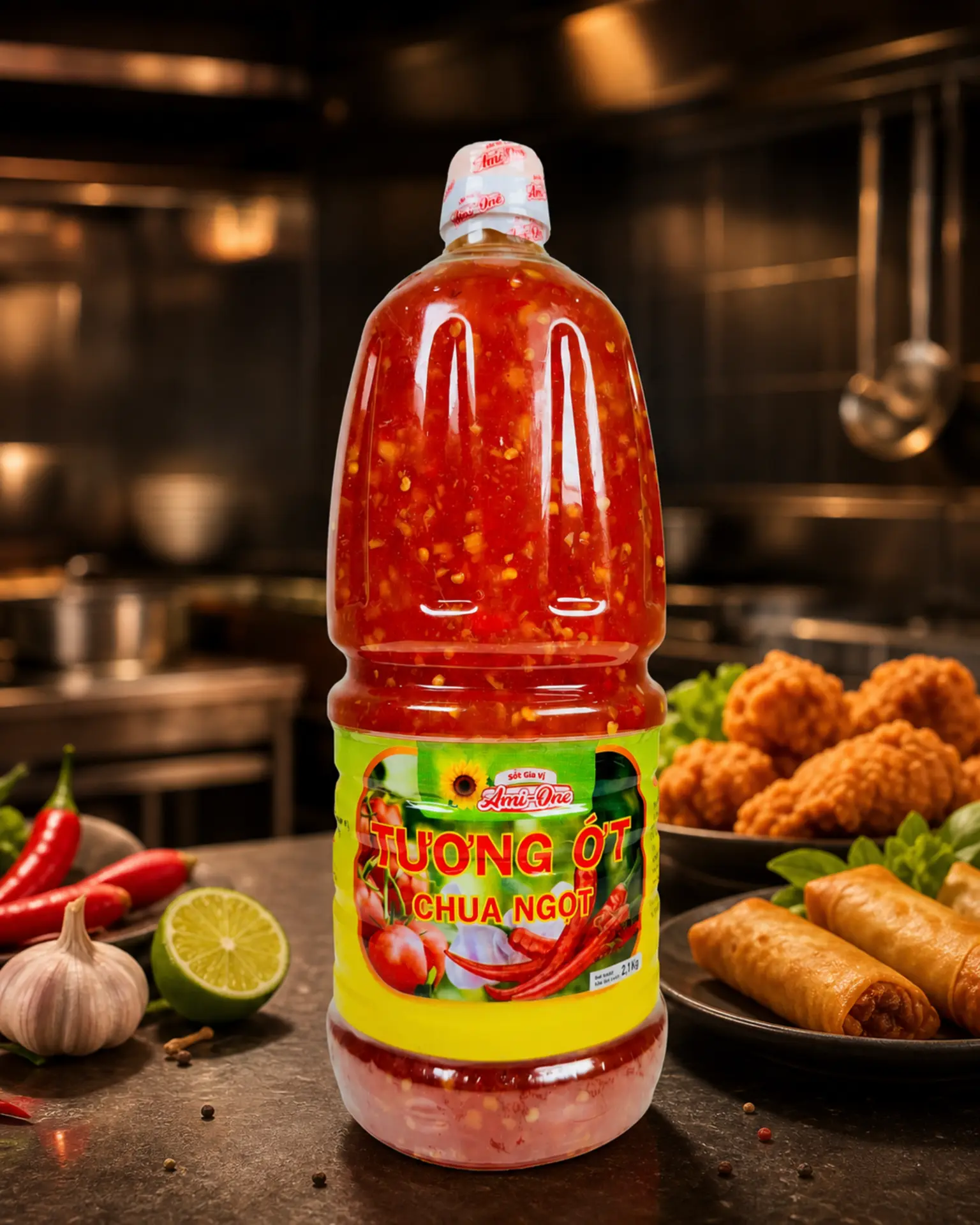 Tương Ớt Chua Ngọt Ami-One (2,1kg)