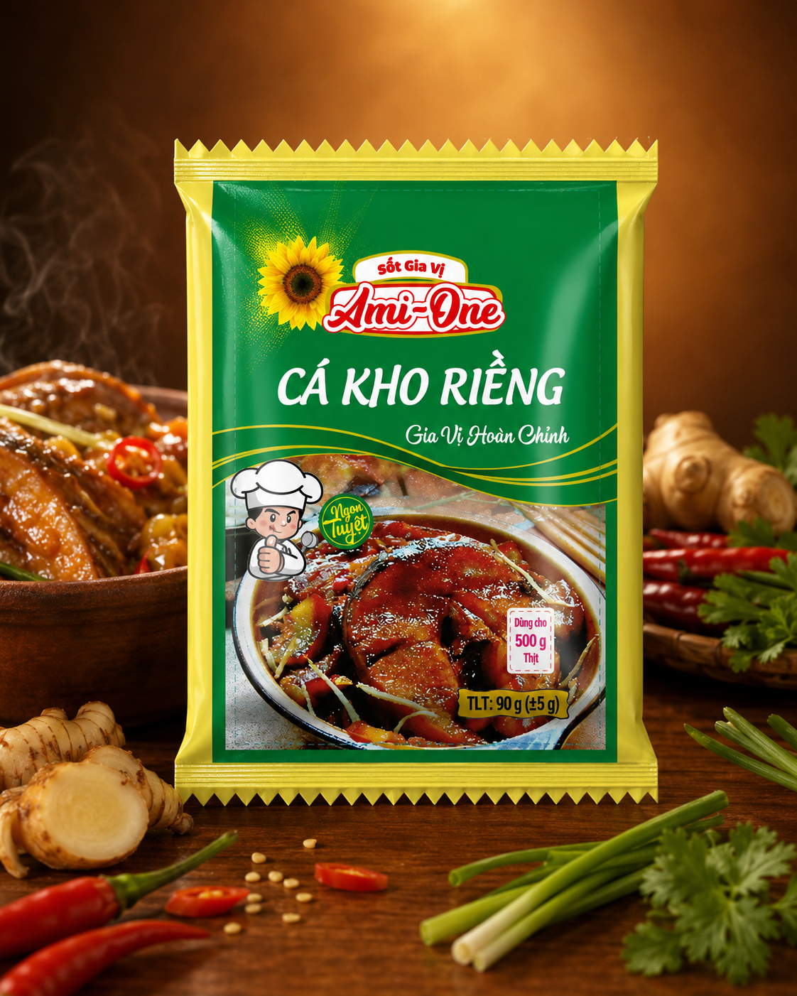 Sốt Cá Kho Riềng Ami-One