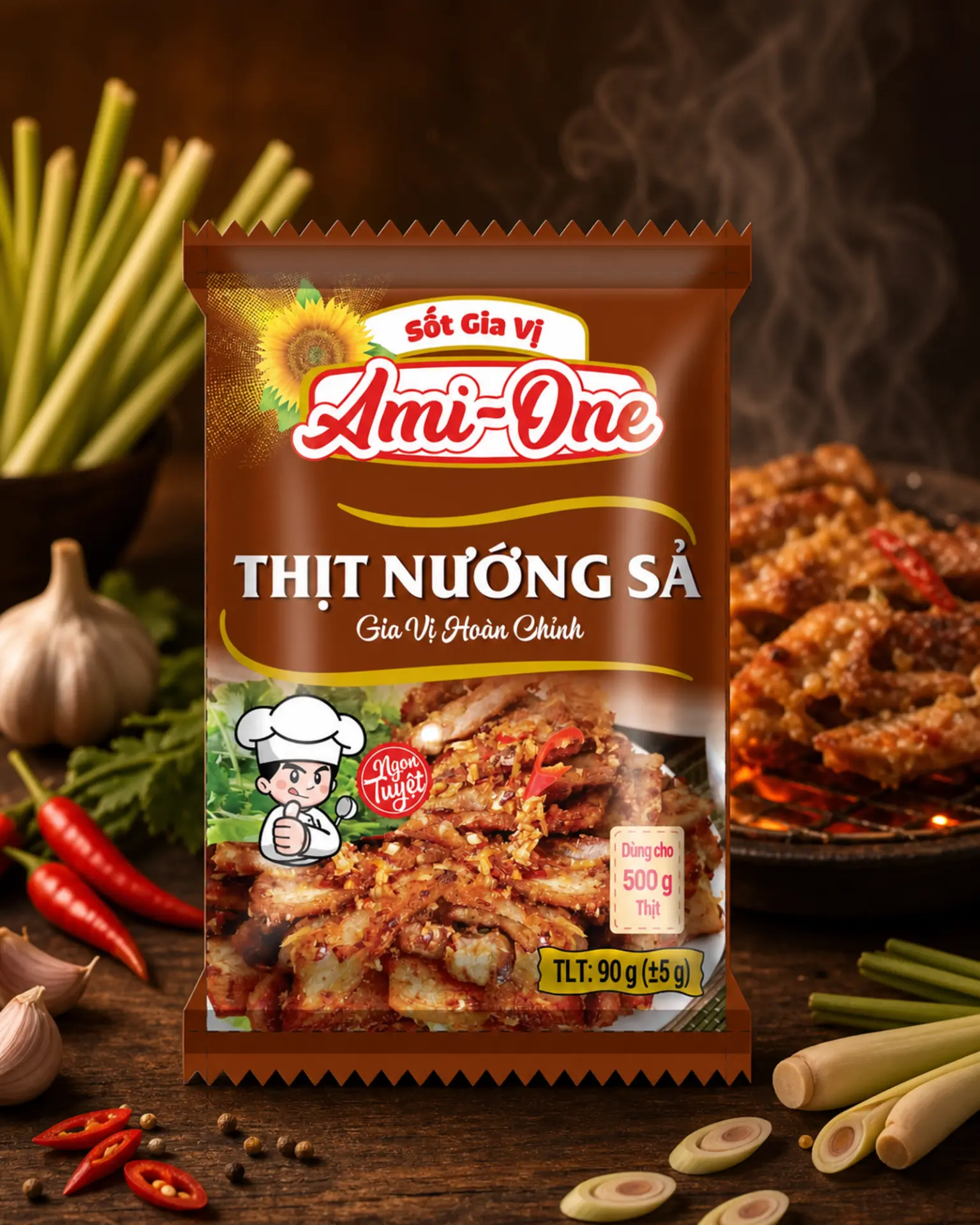 Sốt Thịt Nướng Sả Ami-One
