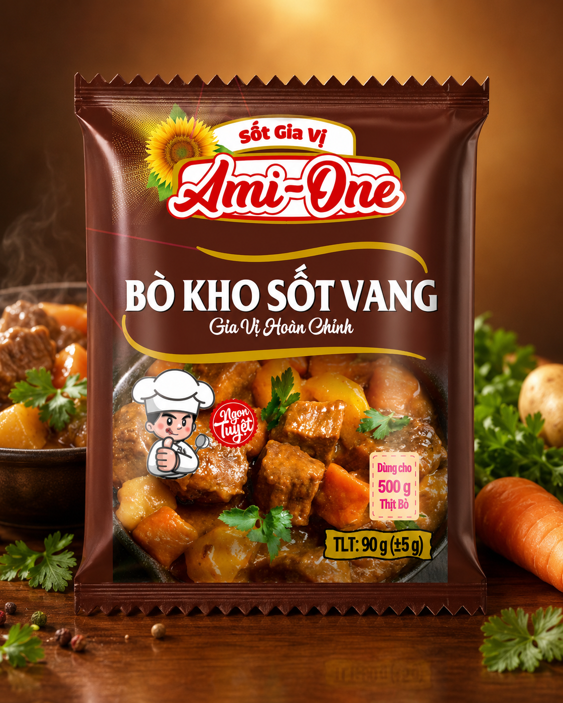 Sốt Bò Kho Sốt Vang Ami-One