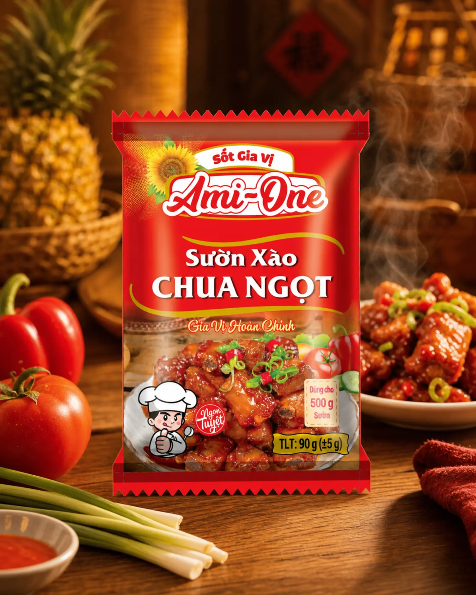 Sốt Sườn Xào Chua Ngọt Ami-One